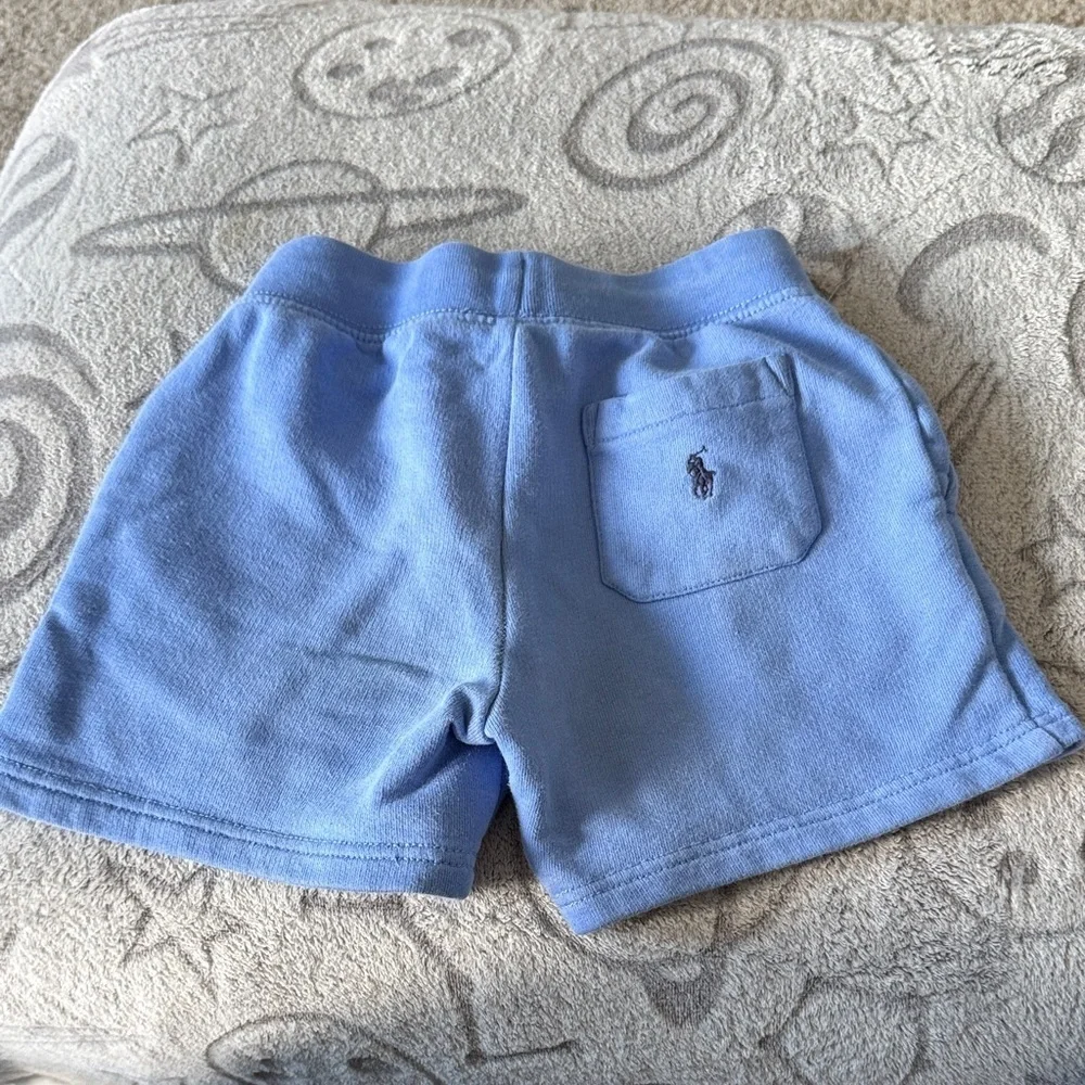 Polo by Ralph Lauren Light Blue Kids Fleece Shorts